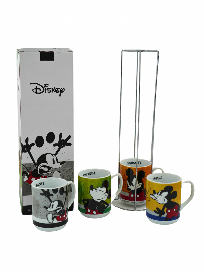 Disney stacking cup set 'Mickey I am' - 4 pieces, porcelain 
