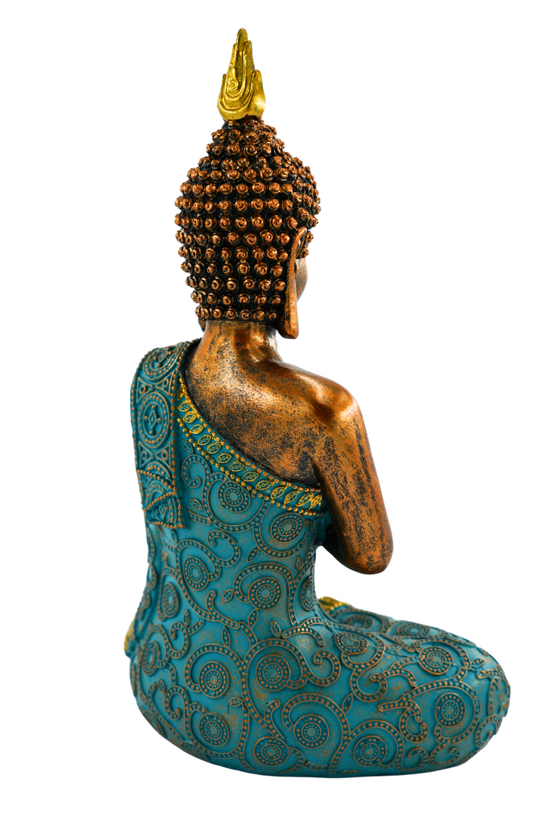 Dhyana Mudra Shanti Buddha Decorative Figure, 30 cm