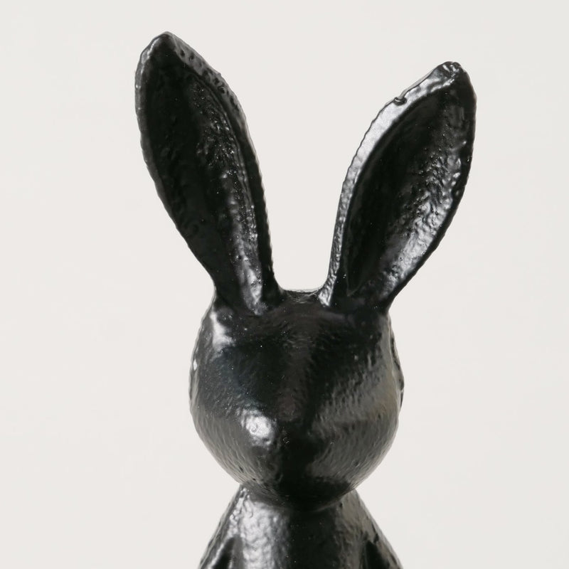 Kani Rabbit Edge Stool – Stylish Easter Decoration Made of Metal in Black