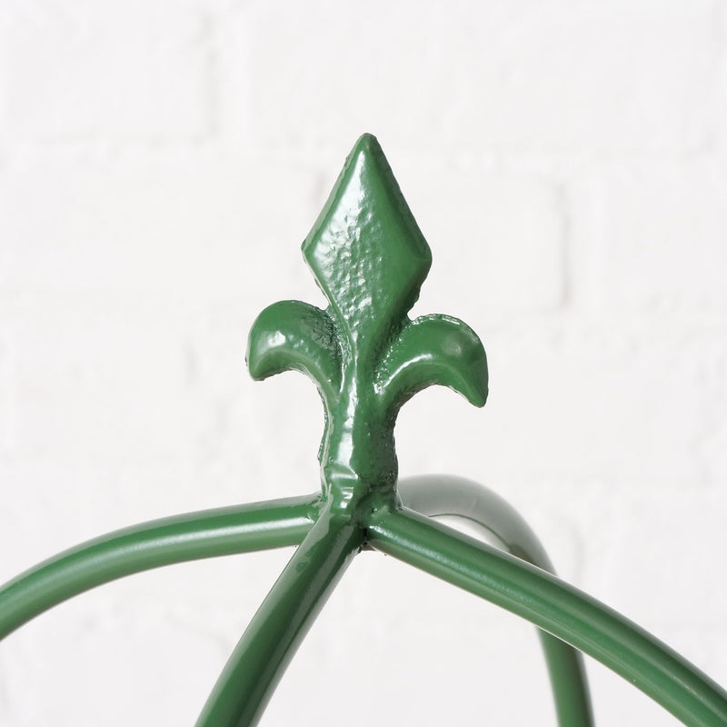 Vico trellis, 3-piece set, green, powder-coated iron