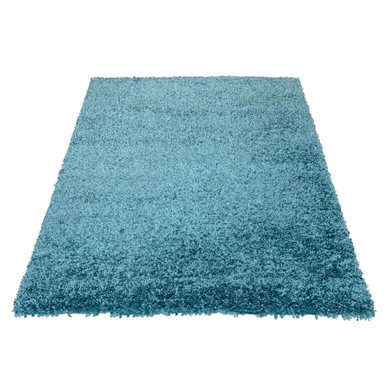 Sehrazat MODERN ETHNO COLLECTION – Deluxe Shaggy Carpet Ethno 1800 Turkuaz