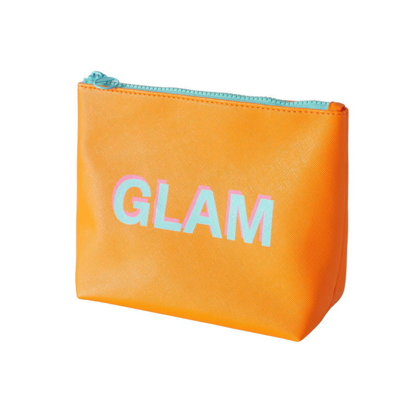 Kosmetiktasche Glam Orange – Trendiges Accessoire für Beauty & Reise