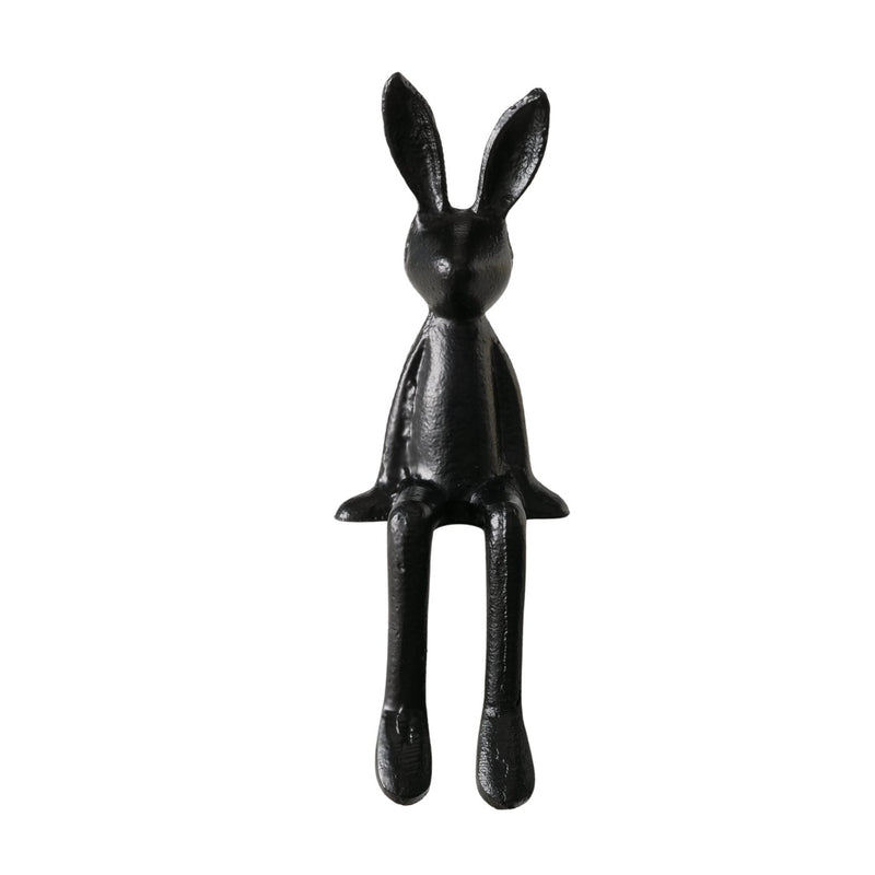 Kani Rabbit Edge Stool – Stylish Easter Decoration Made of Metal in Black