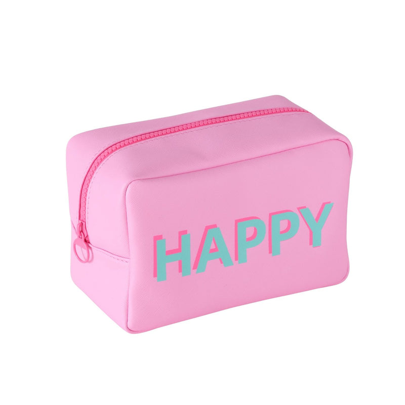 Kosmetiktasche Happy Pink – Stylisch und praktisch für unterwegs