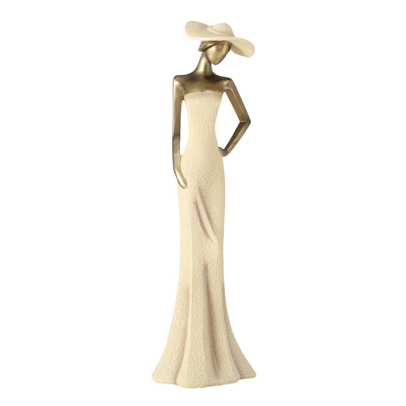 Elegant female figures La Belle Époque decorative figure height 50cm