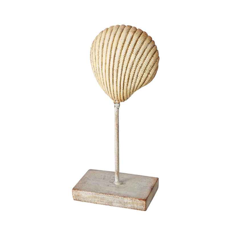 Zeegeluid 3-delige decoratieve standaardset - handgeschilderde maritieme motieven 18 cm hoog