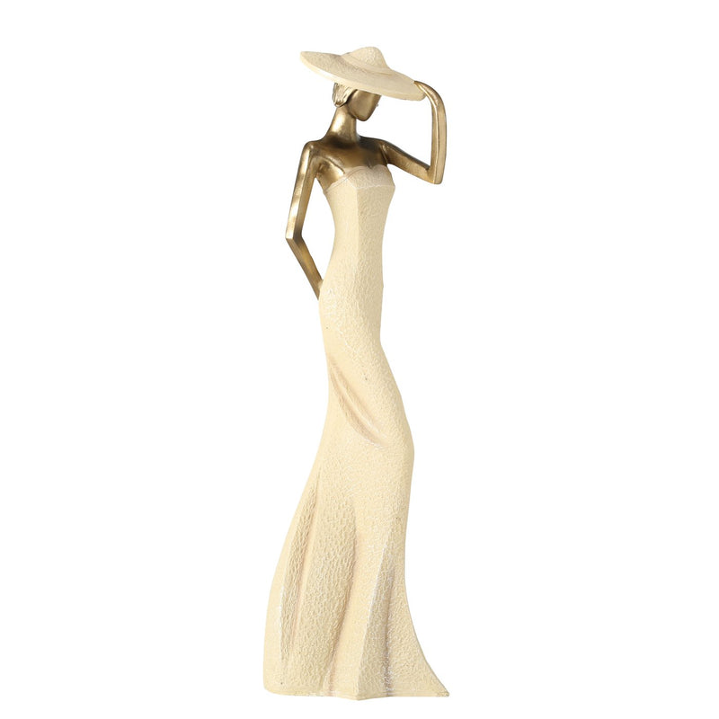 Elegant female figures La Belle Époque decorative figure height 50cm