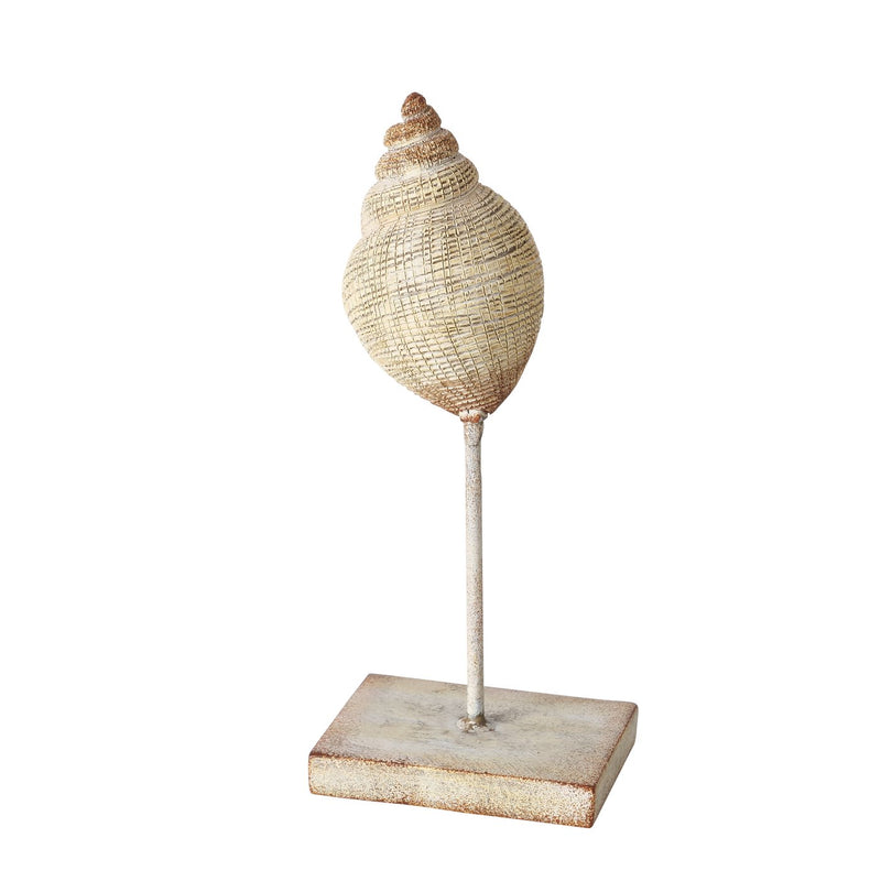 Zeegeluid 3-delige decoratieve standaardset - handgeschilderde maritieme motieven 18 cm hoog