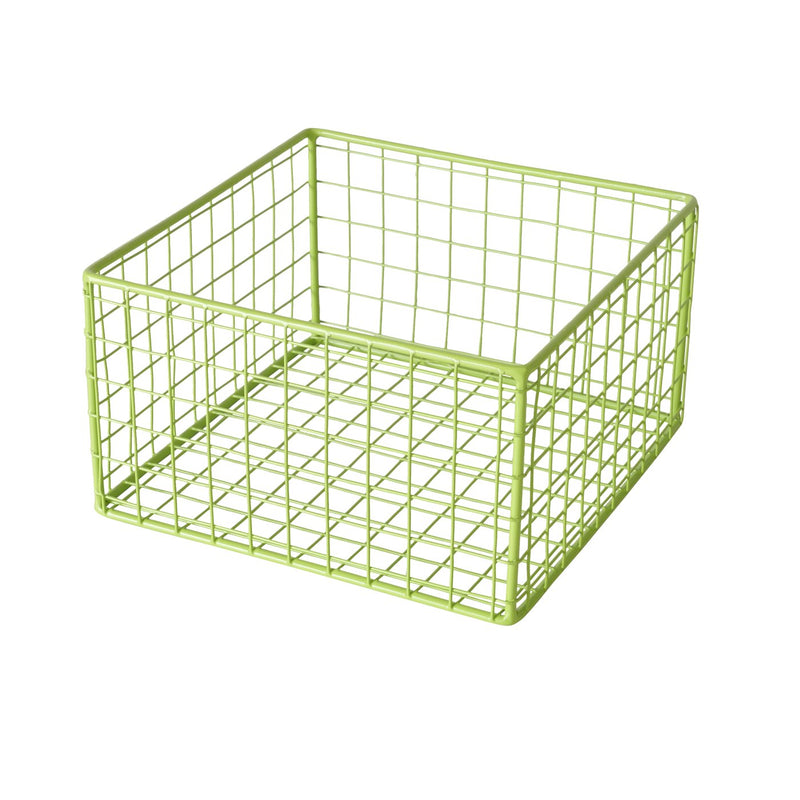 Green basket trio 'Bamba' – decorative organizer 