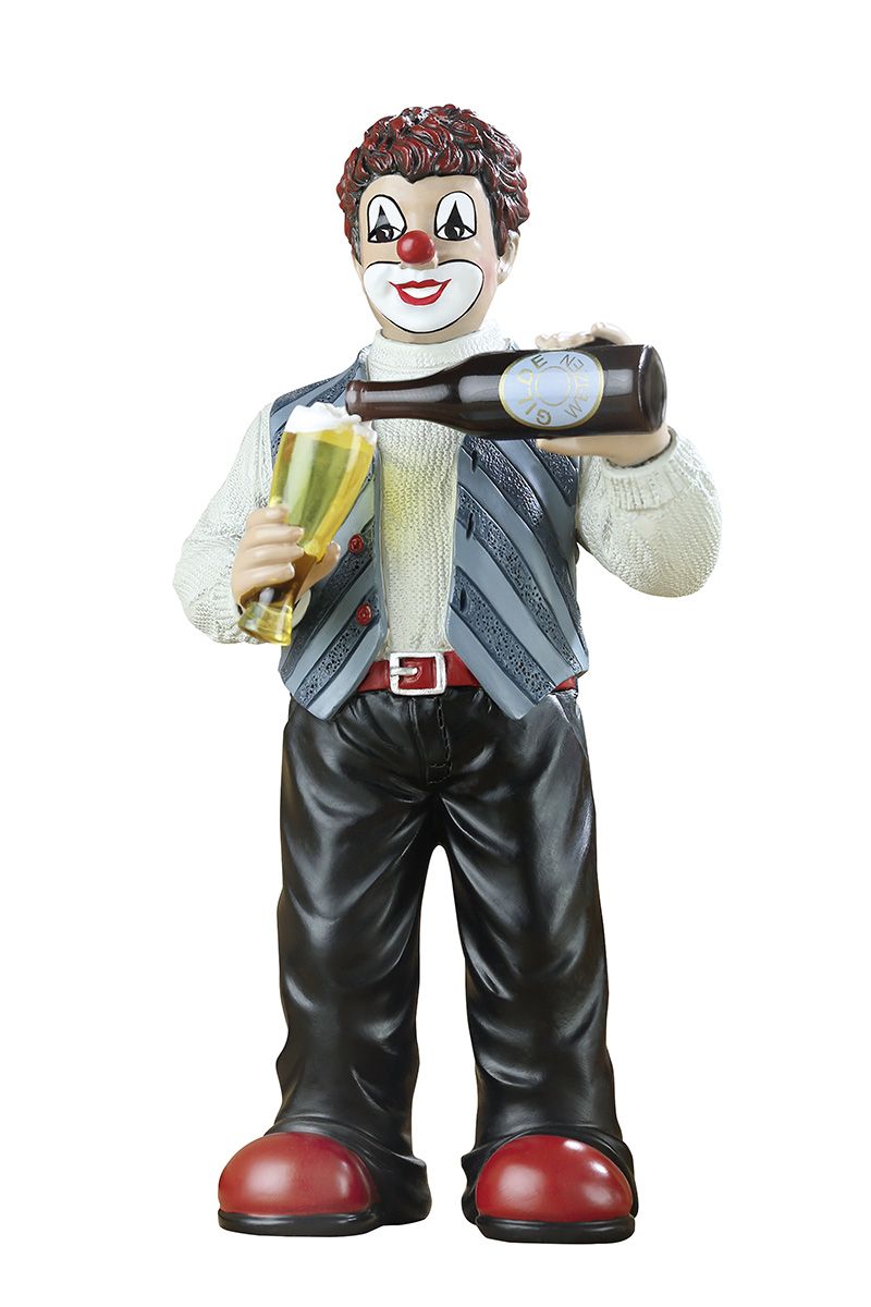 Clownpakket "Heart Greetings" - handgeschilderd verzamelfiguur van Gilde handwerk