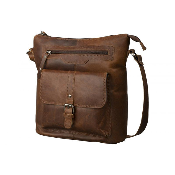 Buffalo Courier – Vintage buffalo leather shoulder bag