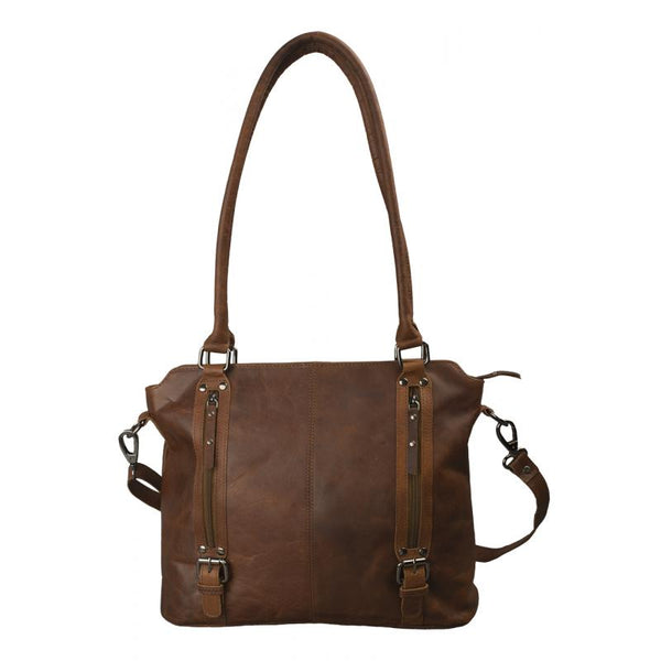 Buffalo Elegance handle bag – buffalo leather, 36 x 30 x 13 cm