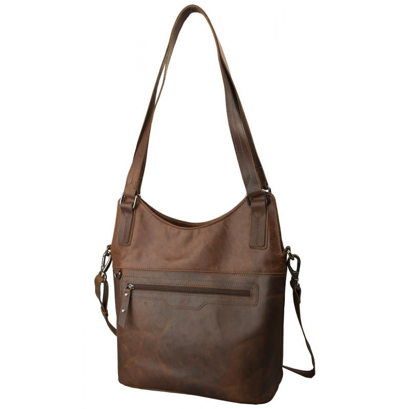 Buffalo Metro - Fashionable handbag made of vintage buffalo leather