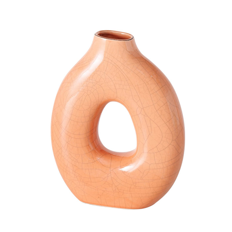 Stoneware Vase Blomo – Handcrafted elegance with crackle shine