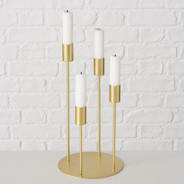 Elegant Junto candlestick in gold, 29 cm