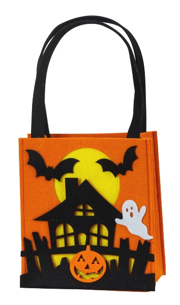 Halloween Filztaschen | Gruselige Halloween-Motive | Ideal für Süßigkeiten & Dekoration