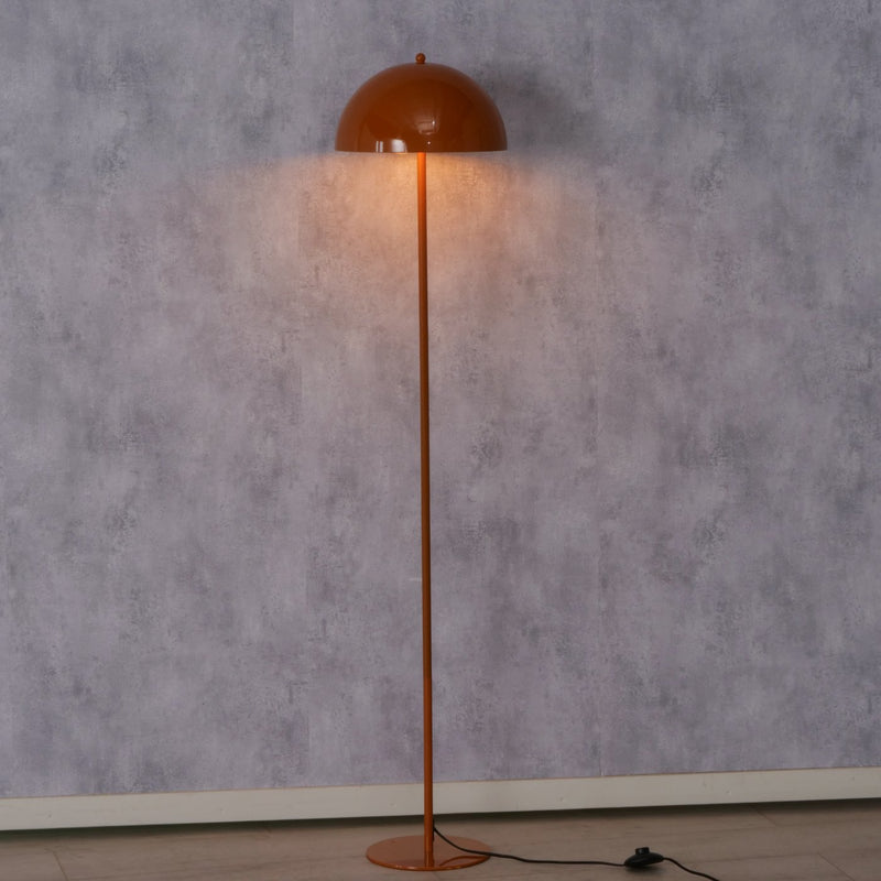 Floor Lamp Petunia Metal Orange Retro Design