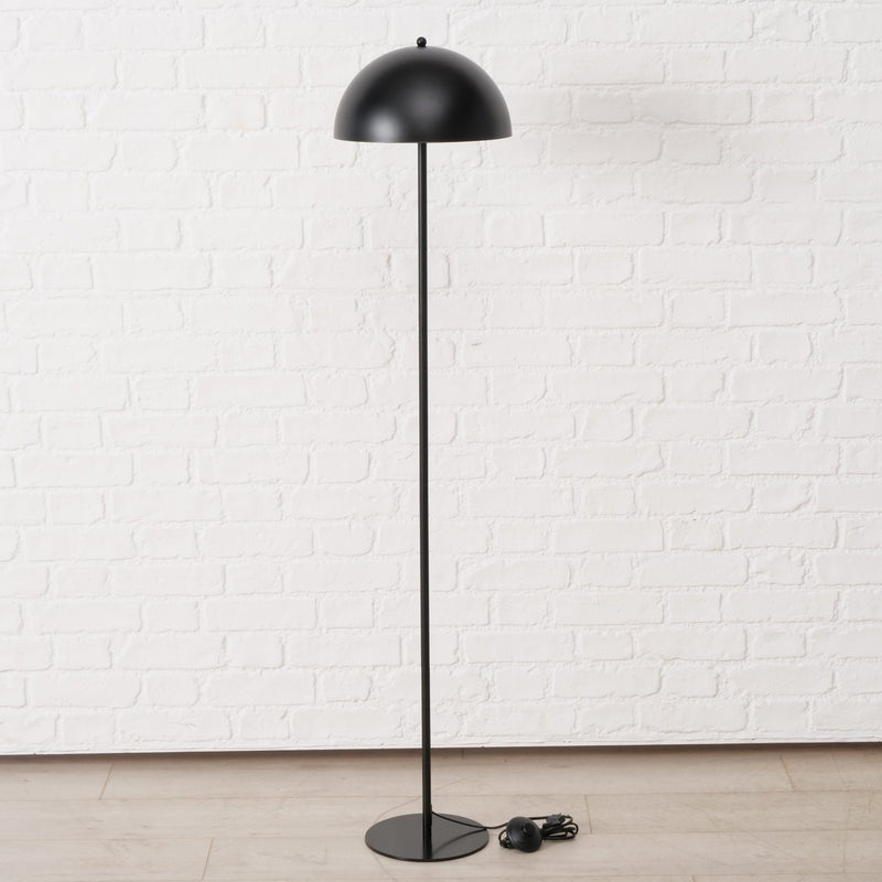 Floor Lamp Petunia Metal Black Matt Retro Design