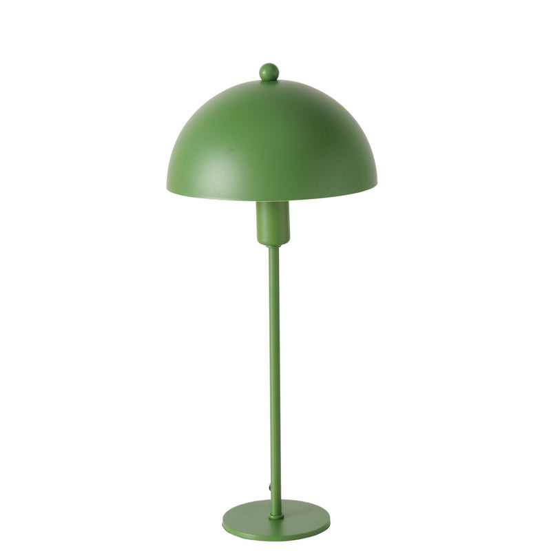 Table Lamp Petunia Metal Green Matt Retro Design