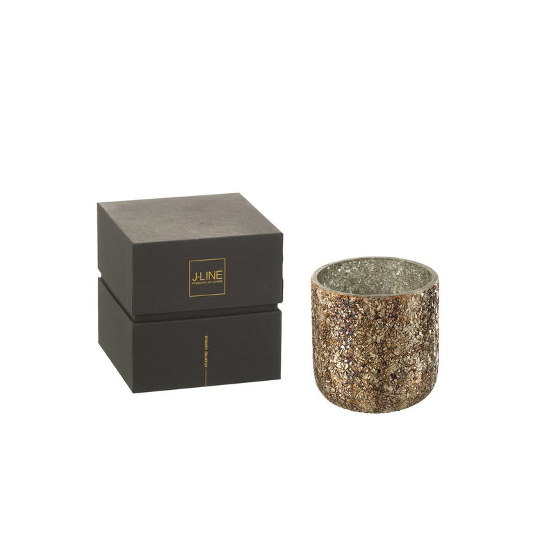 Scented candle 'Luxuria' in bronze finish