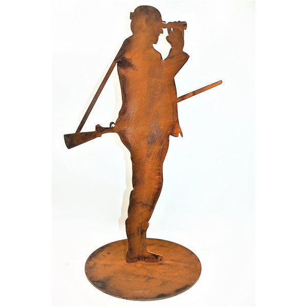 Father's Day | Hunter Fritz | Decorative figure made of rusty metal