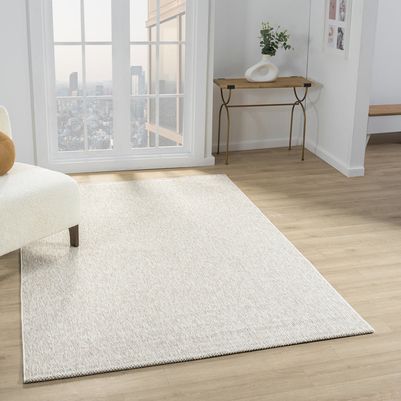 Sehrazat Premium Lima 3050 Collection Cream - Modern designer carpet with 3D effect