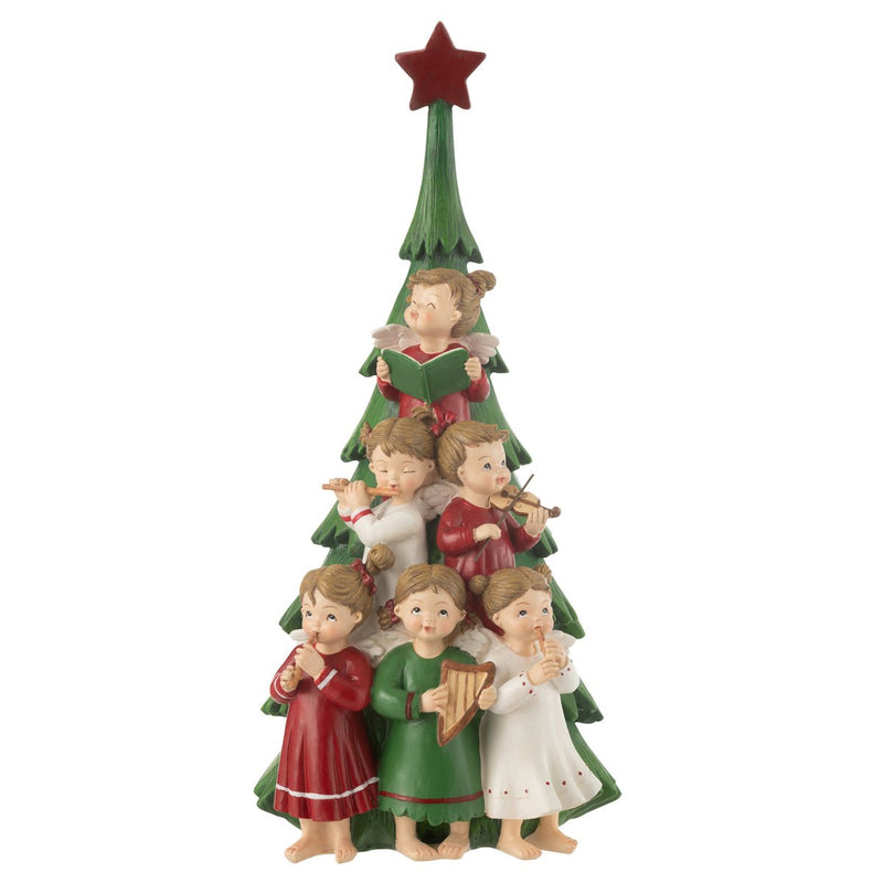 Weihnachtsbaum mit singendem Engelchor – 34,5 cm