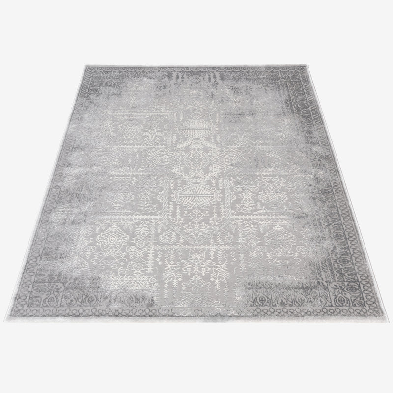 Sehrazat Amatis 6640 Gray - Elegant designer carpet with 3D effect in gray