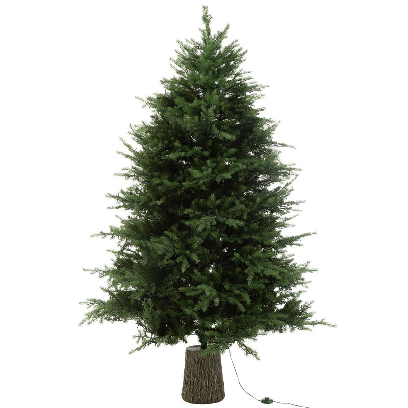 Künstlicher Weihnachtsbaum 210 cm mit 3000 LED Lichtern – Grün, Plastik