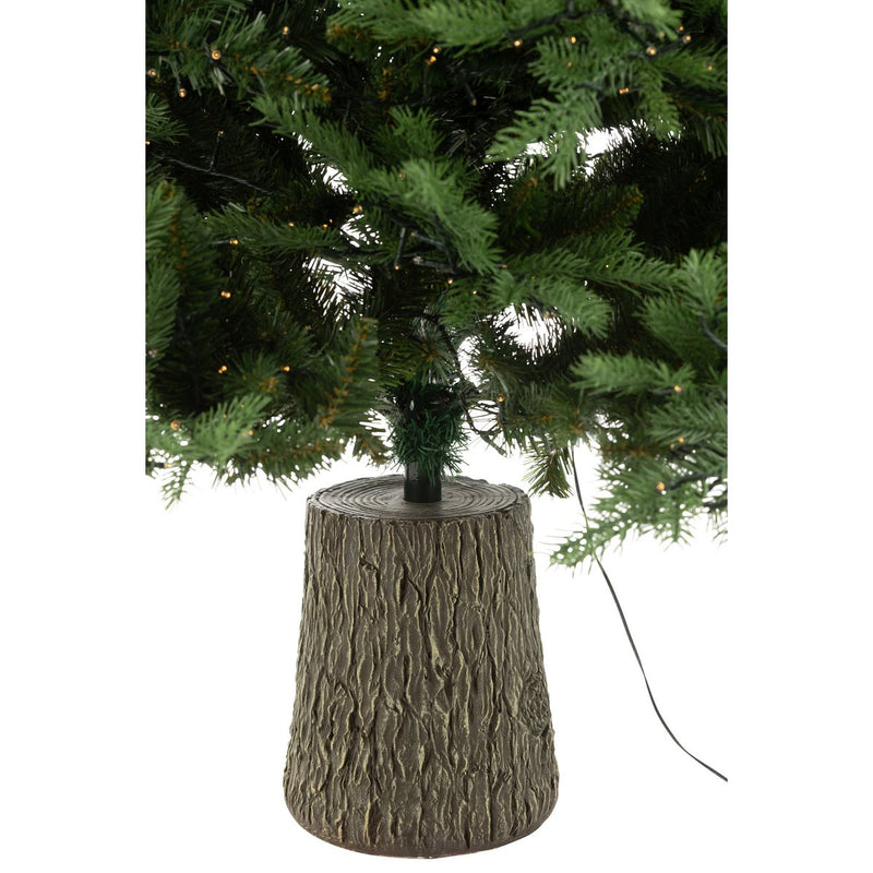 Künstlicher Weihnachtsbaum 210 cm mit 3000 LED Lichtern – Grün, Plastik