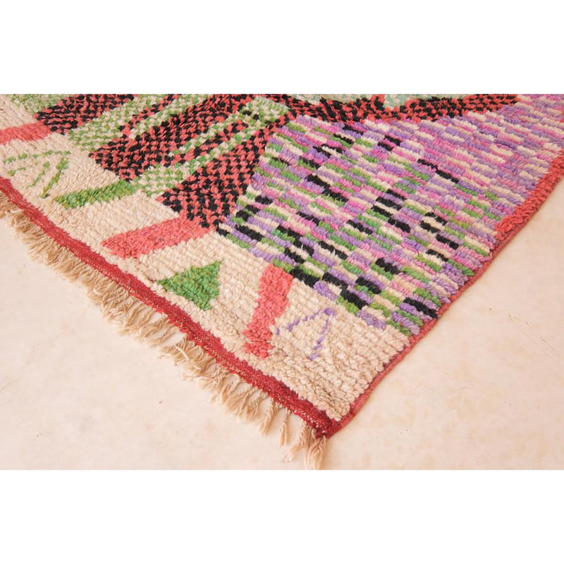 Moroccan Berber carpet made of pure wool, 196 x 300 cm