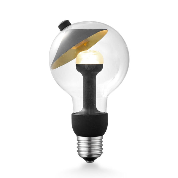 Home Sweet Home LED-Lampe Cone schwarz-gold G80 E27 3W 220Lm 2700K