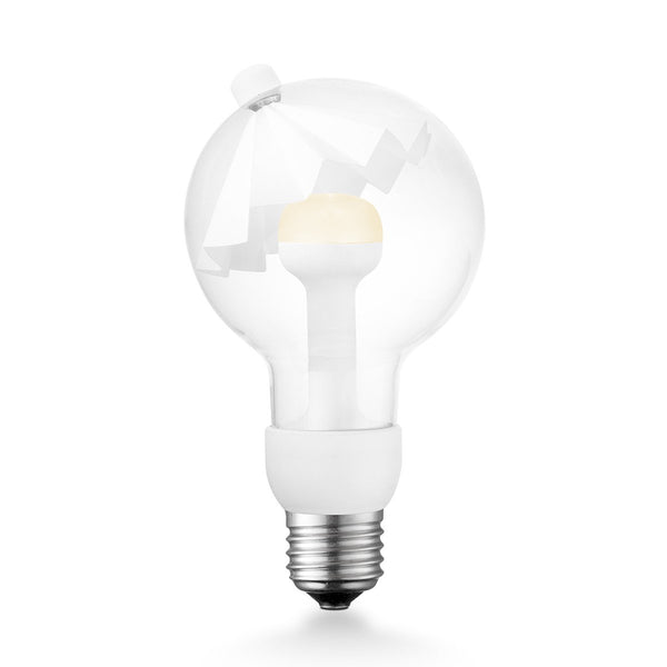 Home Sweet Home LED-Lampe Umbrella weiß G80 E27 3W 220Lm 2700K