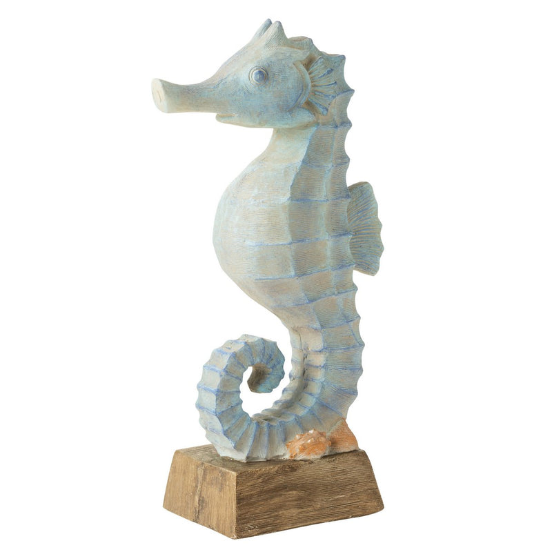 Decorative seahorse sculpture