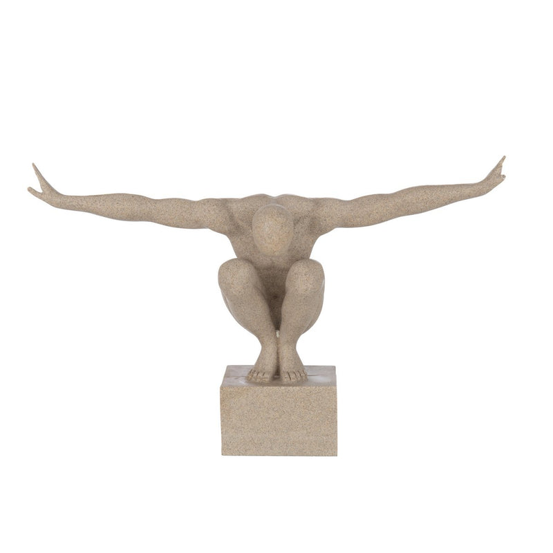 Sculpture 'Athlete' - polyresin in marble look
