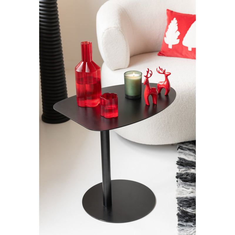 Elegant side table Ice - Metal Black - Modern design