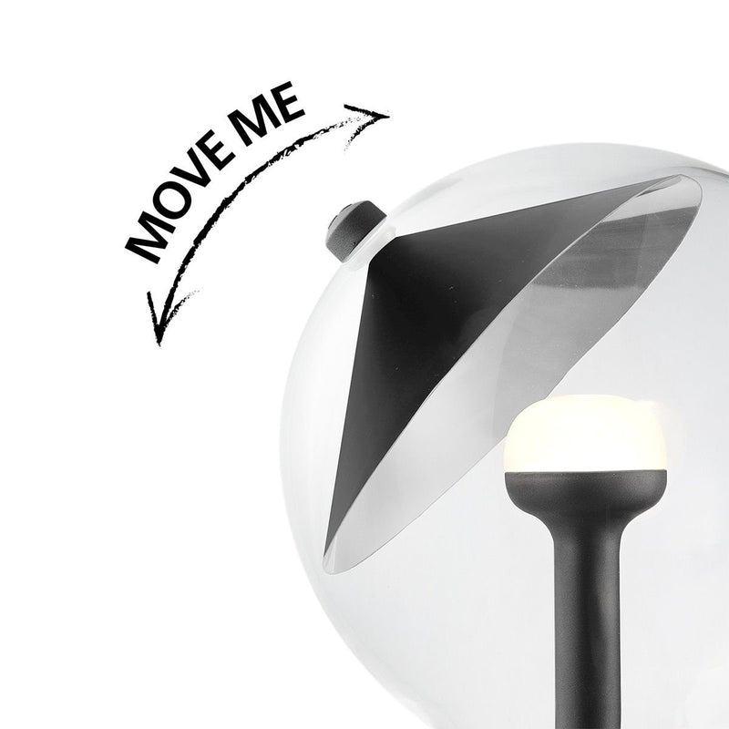 Home Sweet Home dimmbare LED-Lampe Cone schwarz-silber G120 E27 5W 400Lm