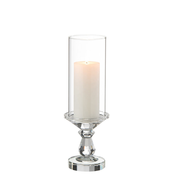 J-Line Candle Holder Marie Crystal Transparent Small