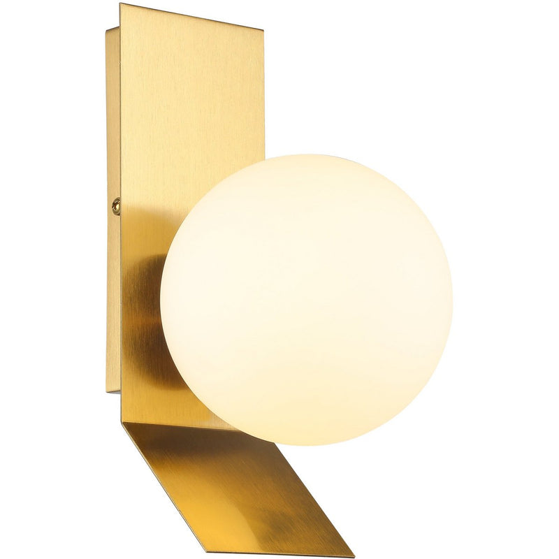 Julia wall lamp white gold