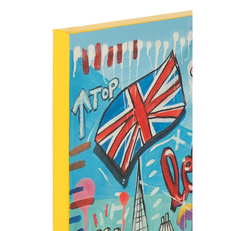 Canvas picture London Popart – Colorful wall decoration