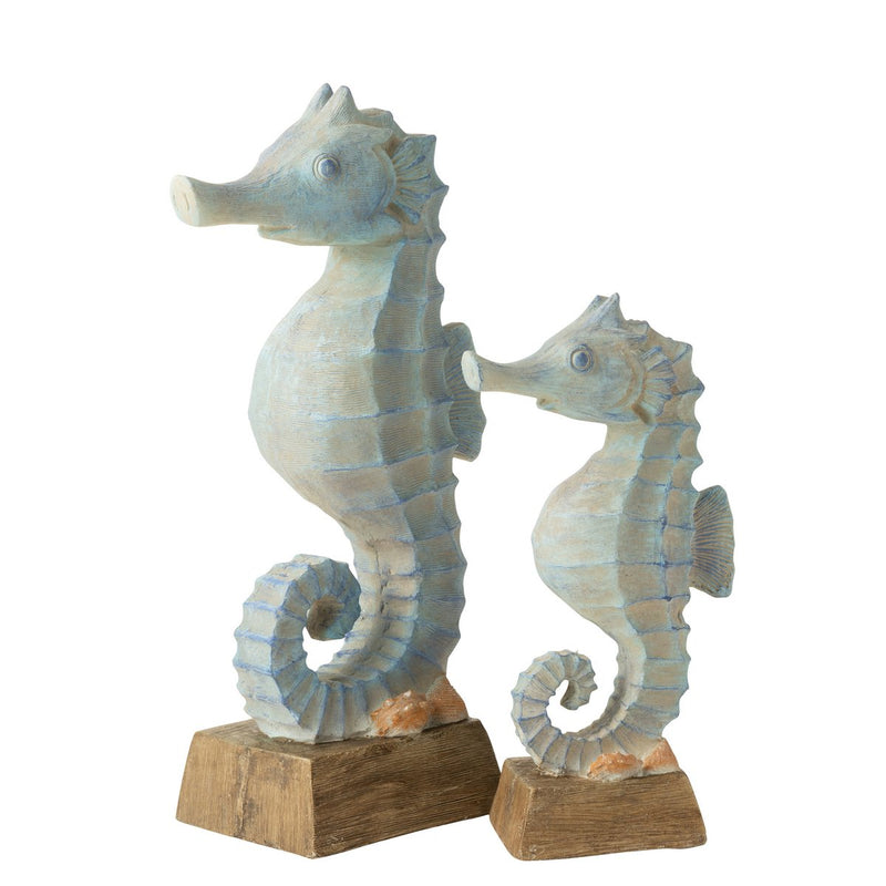 Decorative seahorse sculpture