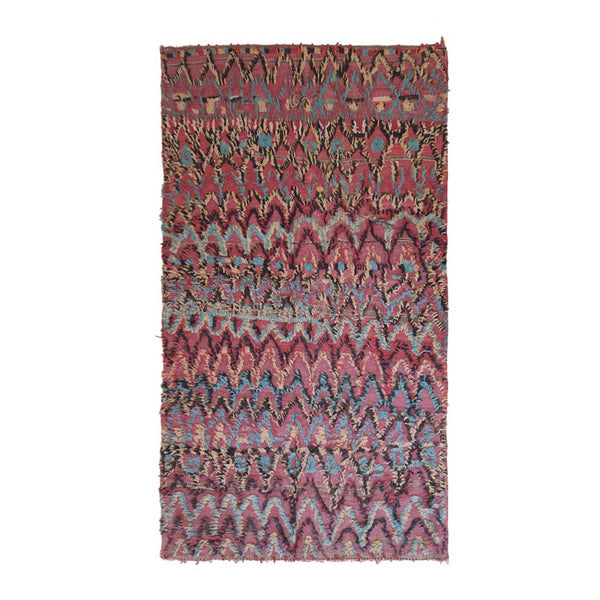 Marokkaans zuiver wollen kilim Berbertapijt 144 x 240 cm