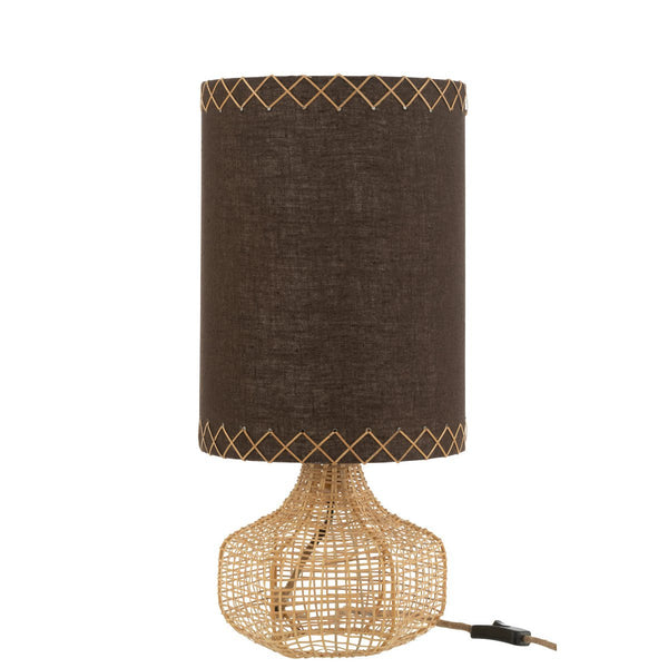 Table lamp Ibiza - Jute - Brown - Large