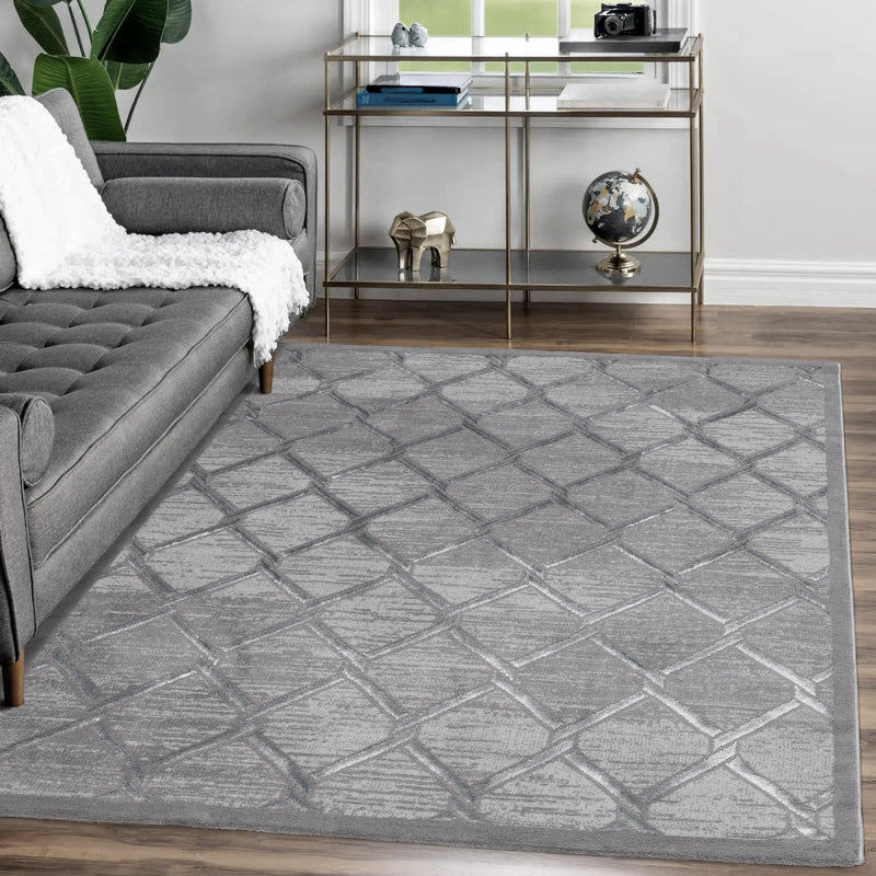 Sehrazat LARA COLLECTION - Serie 700 Grey Ein Designer Teppich der Extraklasse