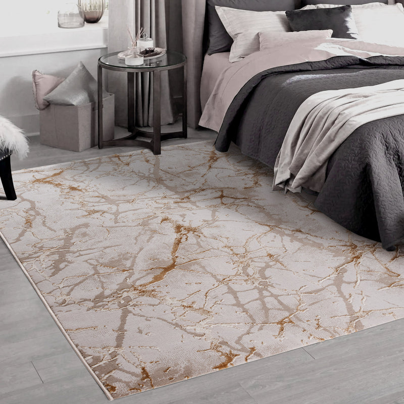 Sehrazat LEXA 3000 Cream Exquisite designer carpet in beige cream for sophisticated interiors