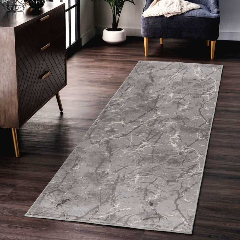 Sehrazat LEXA 3000 Gray Exquisite designer carpet in gray tones for sophisticated interiors