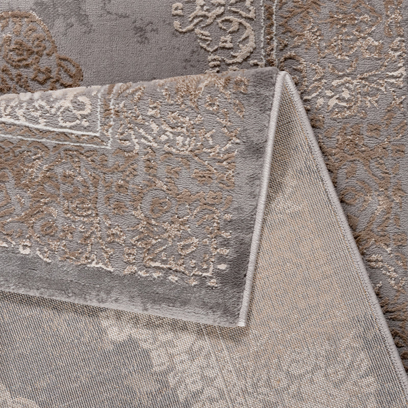 Sehrazat LEXA 4000 Gray Beige Exquisite designer carpet in gray beige for sophisticated interiors