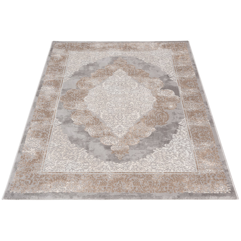 Sehrazat LEXA 4000 Gray Beige Exquisite designer carpet in gray beige for sophisticated interiors