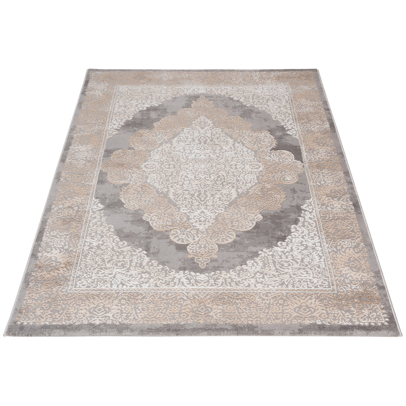 Sehrazat LEXA 4000 Gray Beige Exquisite designer carpet in gray beige for sophisticated interiors