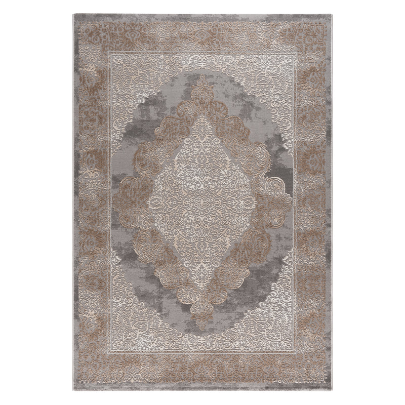 Sehrazat LEXA 4000 Gray Beige Exquisite designer carpet in gray beige for sophisticated interiors